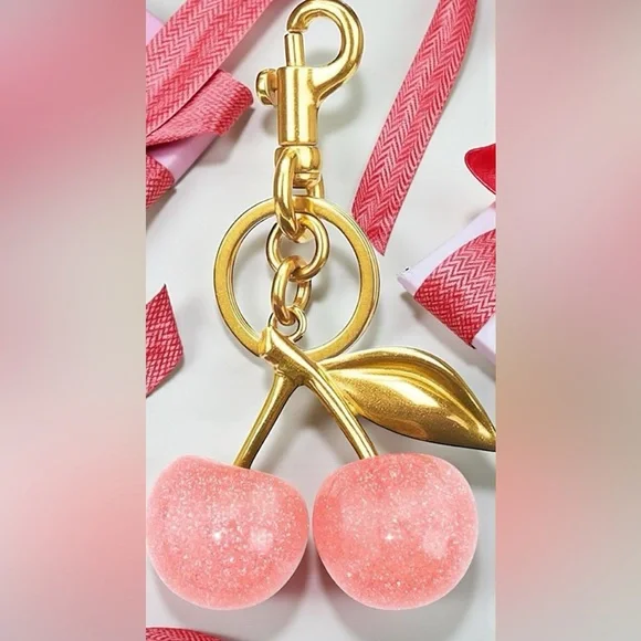 Cherry Bag Charms or Keychains For Sale - Picture 4 of 11